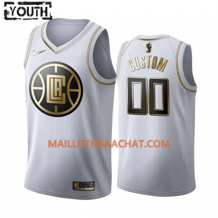 Maillot NBA Los Angeles Clippers Personnalisable Nike 2019-20 Blanc Golden Edition Swingman - Enfant Maillot NBA Los Angeles Clippers Personnalisable Nike 2019-20 Blanc Golden Edition Swingman - Enfant